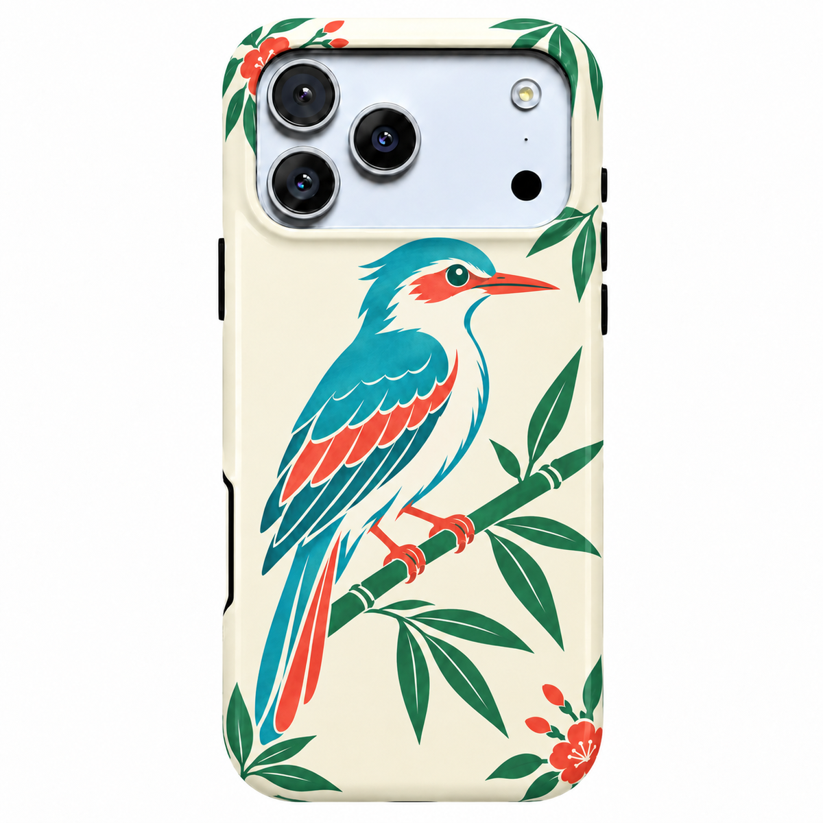 Bamboo Bird | Botanical Mahjong Phone Case — view 1