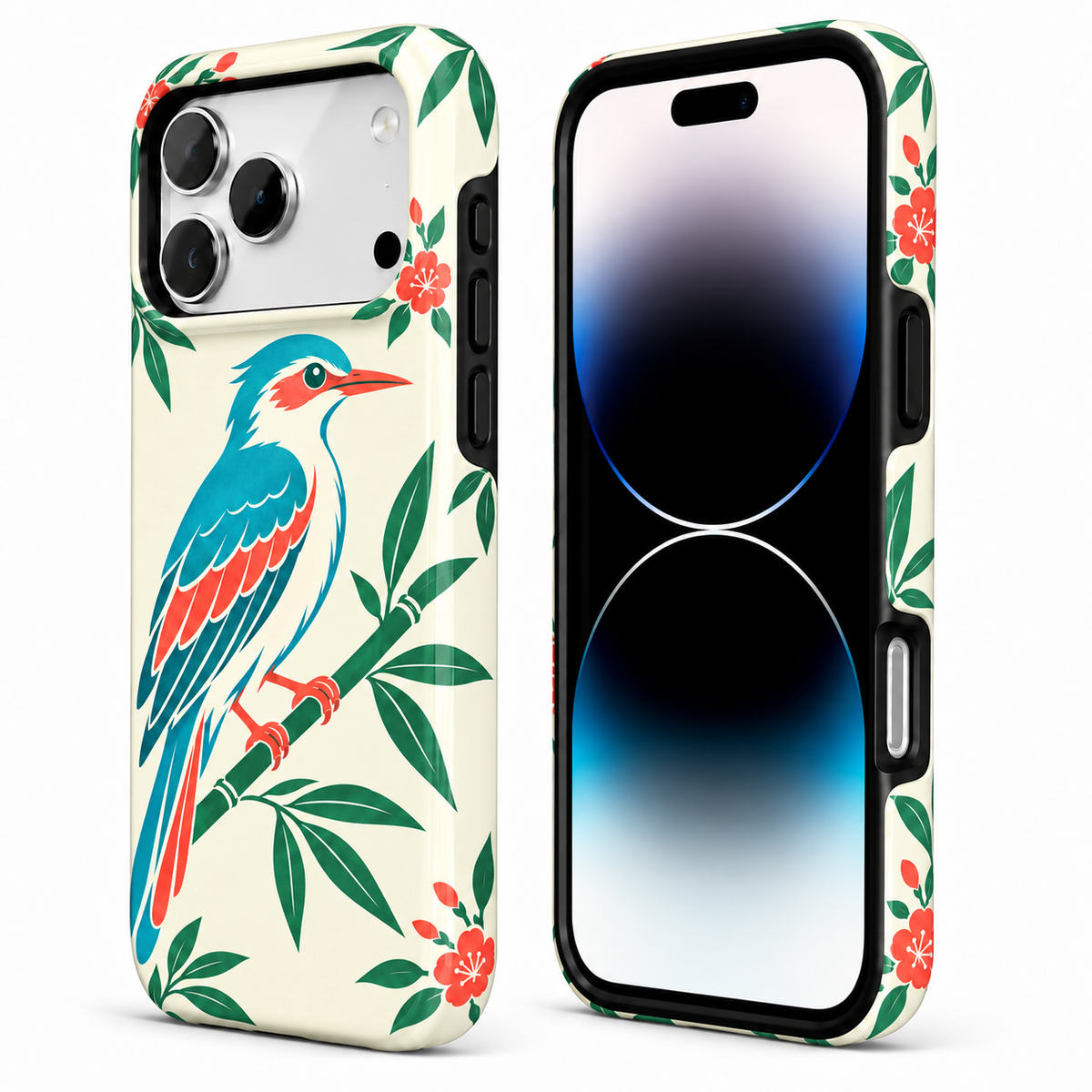 Bamboo Bird | Botanical Mahjong Phone Case — view 2