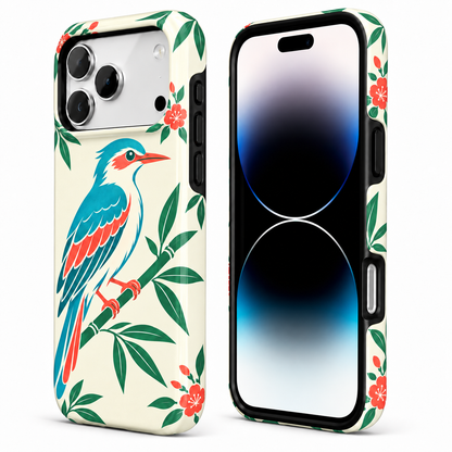 Bamboo Bird | Botanical Mahjong Phone Case — view 2