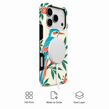 Bamboo Bird | Botanical Mahjong Phone Case — view 3
