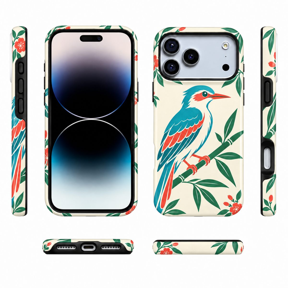 Bamboo Bird | Botanical Mahjong Phone Case — view 5