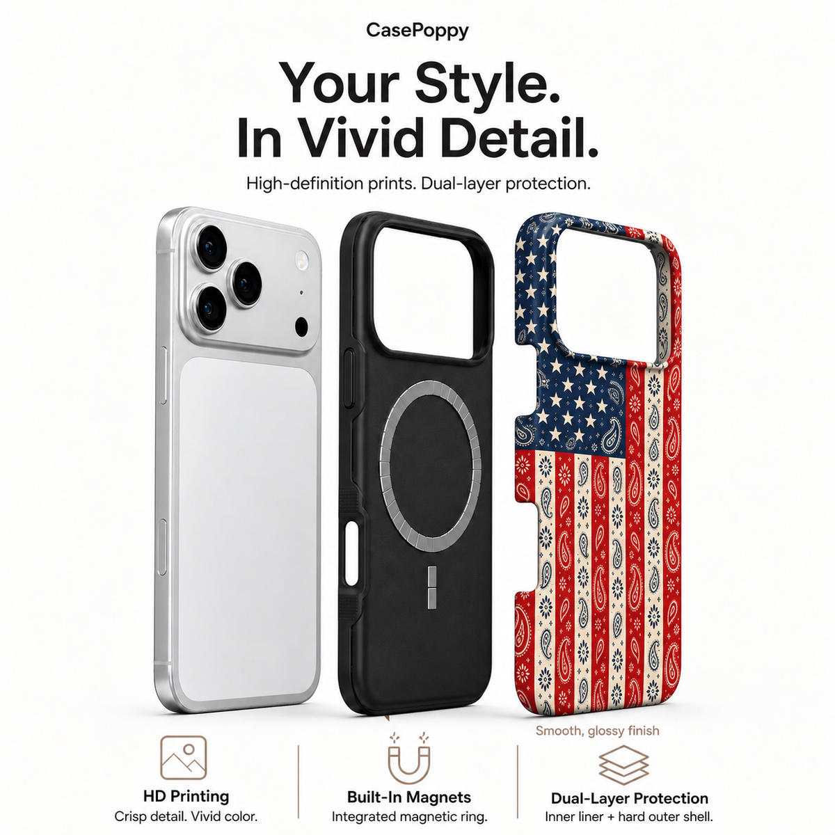 Bandana Flag Phone Case — view 4