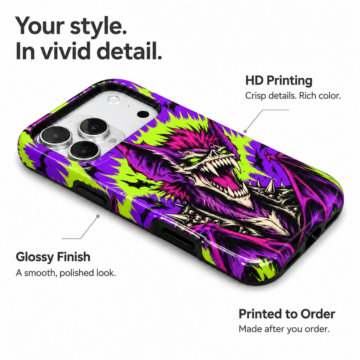 Batwing Beast Phone Case — view 7