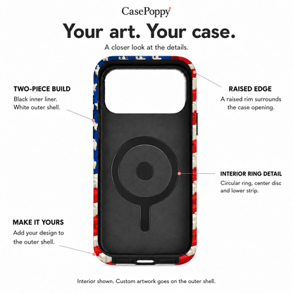 Block Star Flag Phone Case — view 10