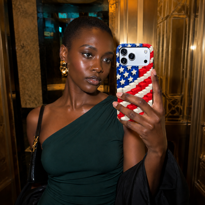 Block Star Flag Phone Case — view 11