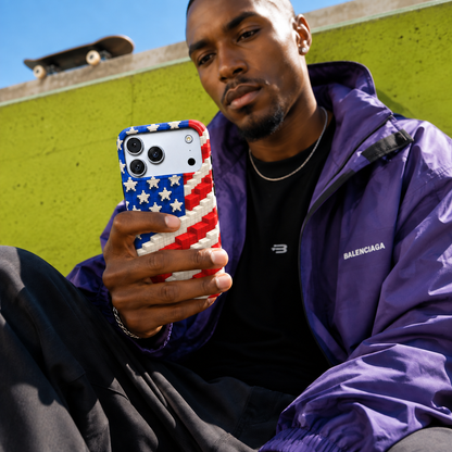 Block Star Flag Phone Case — view 13