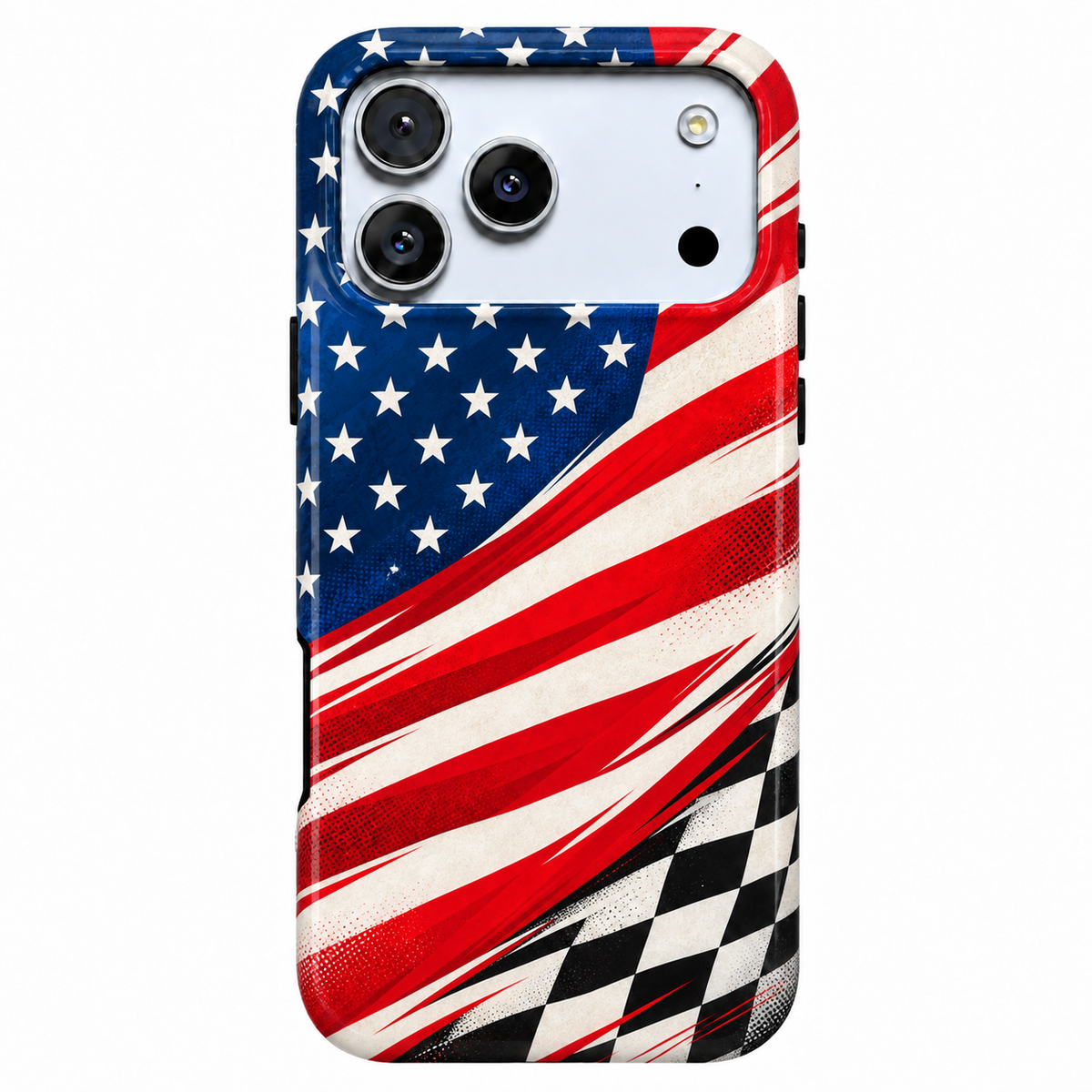 Checkered Liberty Phone Case — view 1