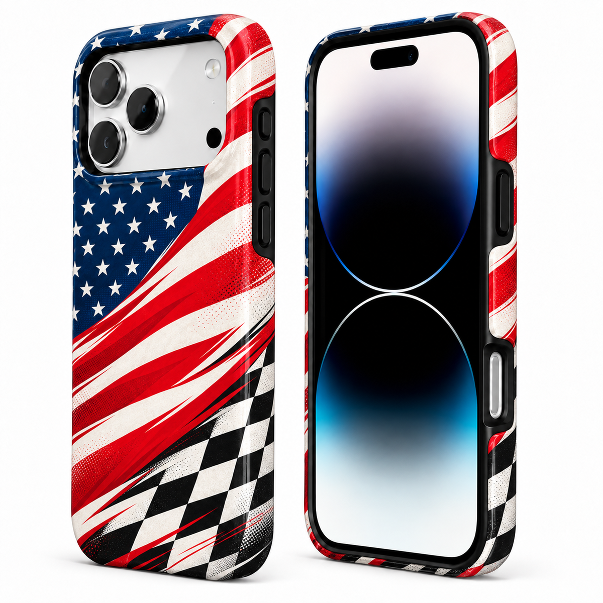 Checkered Liberty Phone Case — view 2