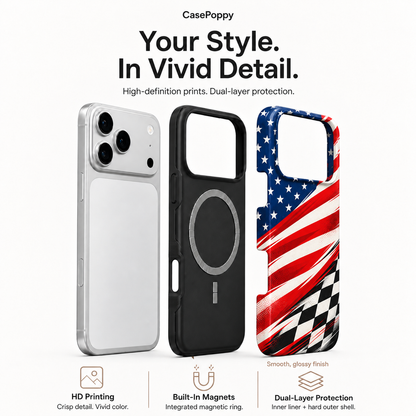 Checkered Liberty Phone Case — view 4
