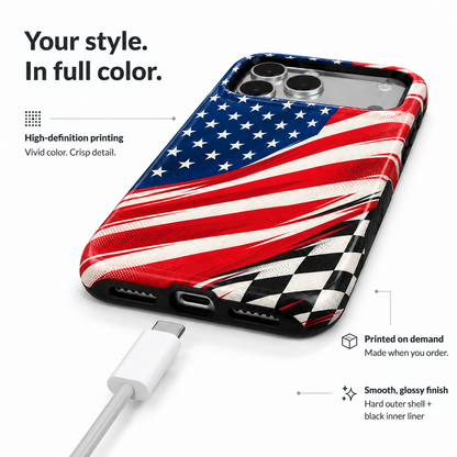 Checkered Liberty Phone Case — view 6