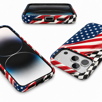 Checkered Liberty Phone Case — view 9