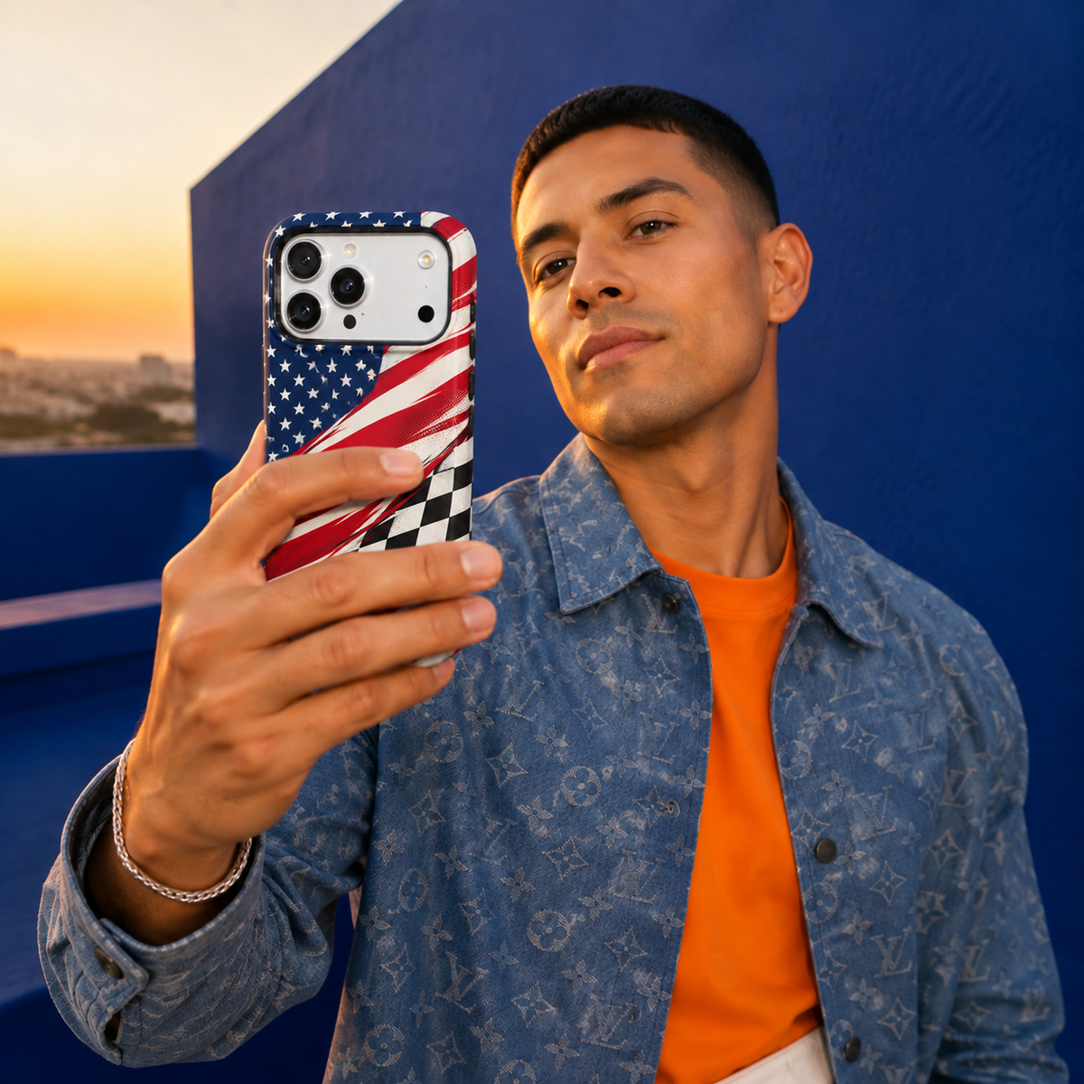 Checkered Liberty Phone Case — view 14