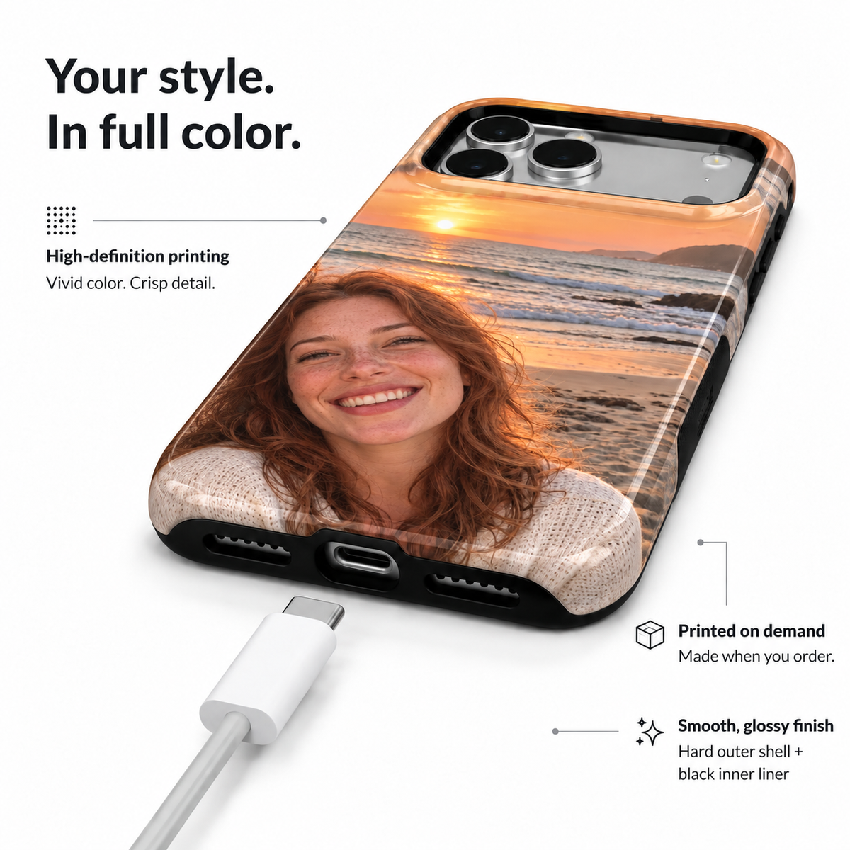 City Portrait Pair A Phone Case — view 6