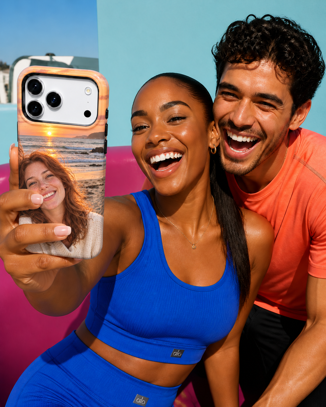 City Portrait Pair A Phone Case — view 13