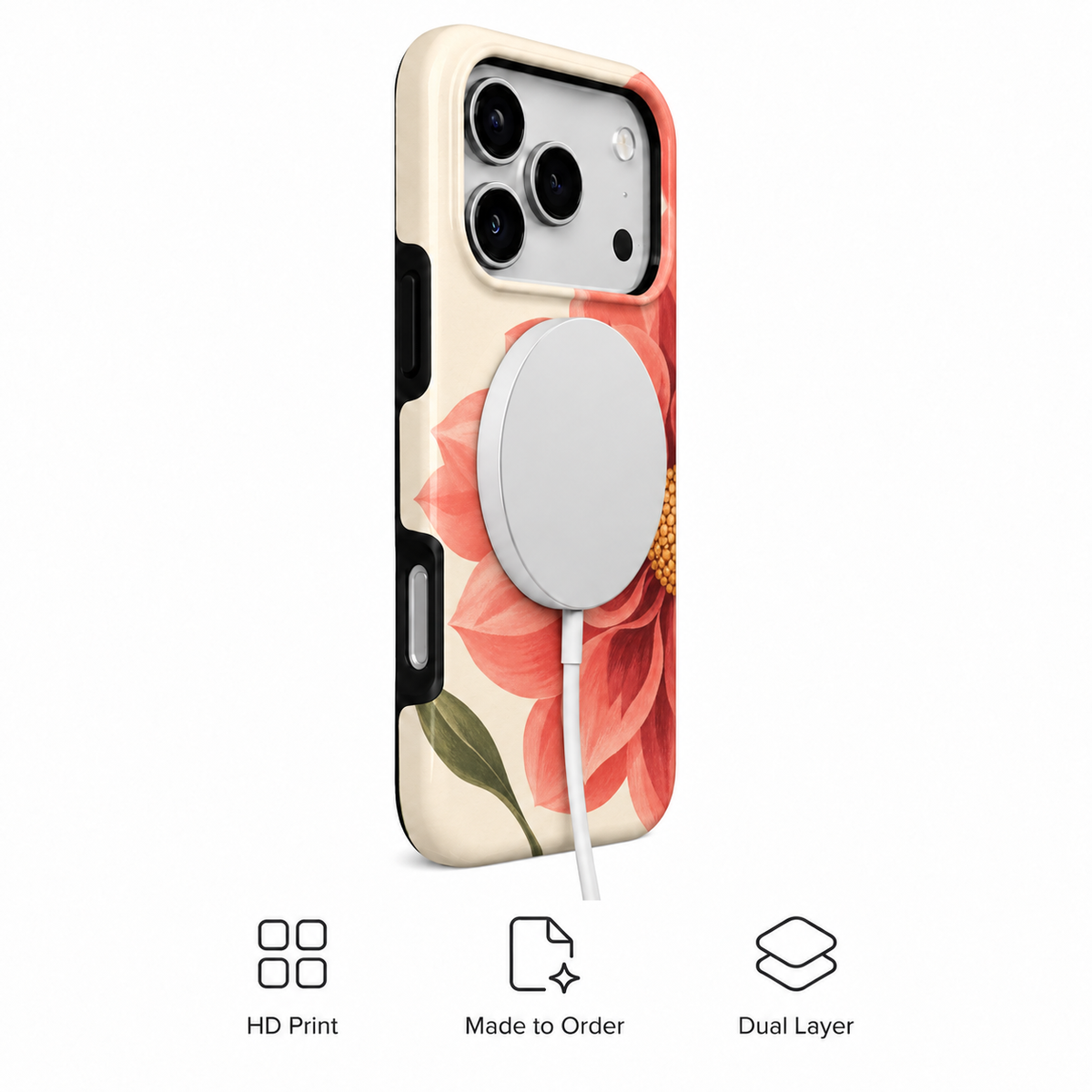 Coral Bloom A Phone Case — view 5