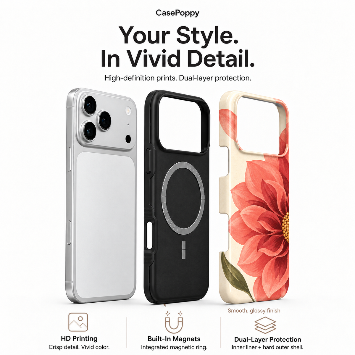 Coral Bloom A Phone Case — view 7