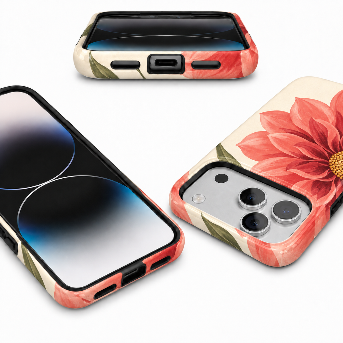 Coral Bloom A Phone Case — view 12