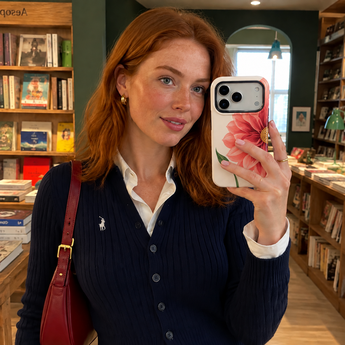Coral Bloom A Phone Case — view 16