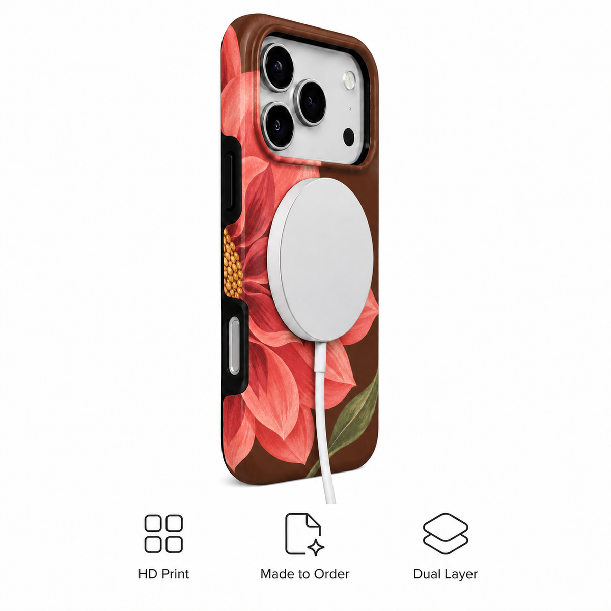 Coral Bloom B Phone Case — view 3