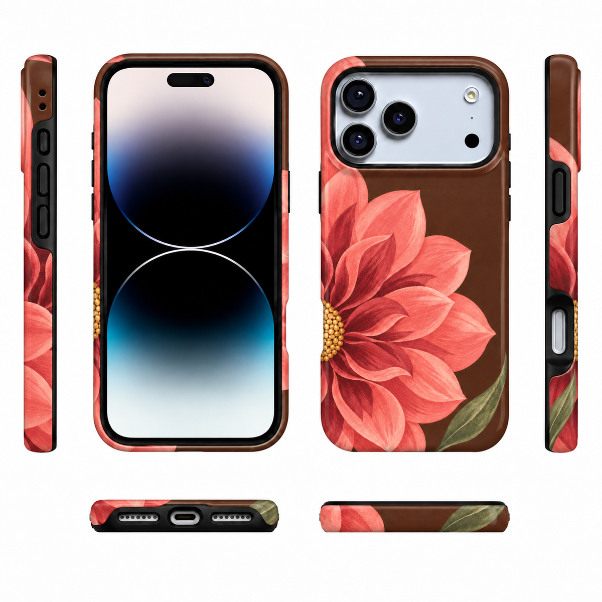 Coral Bloom B Phone Case — view 5