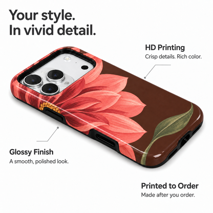 Coral Bloom B Phone Case — view 7