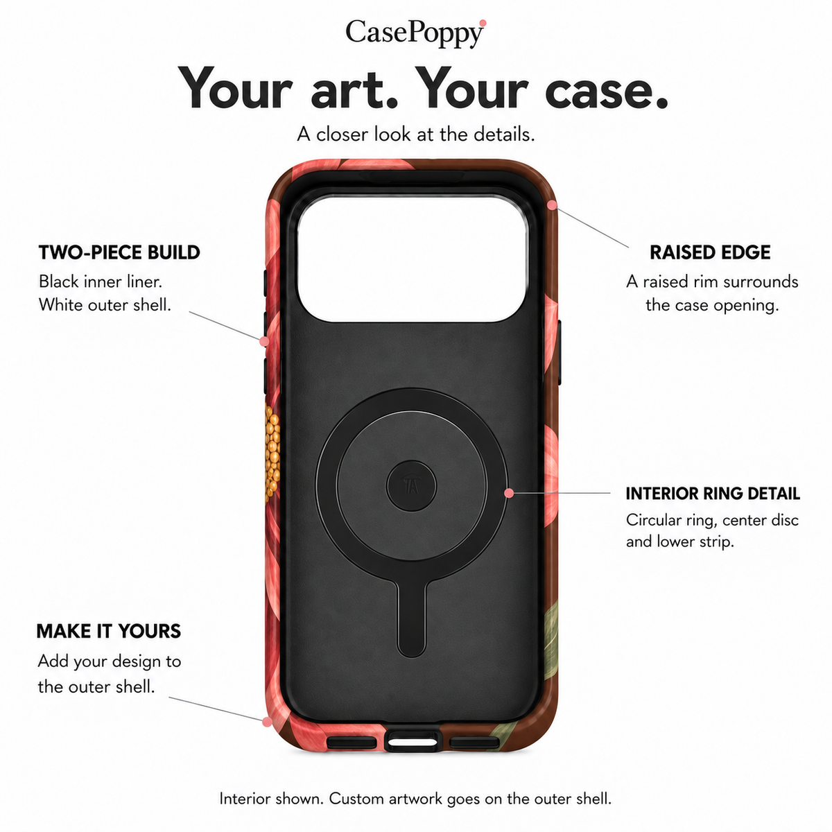 Coral Bloom B Phone Case — view 10