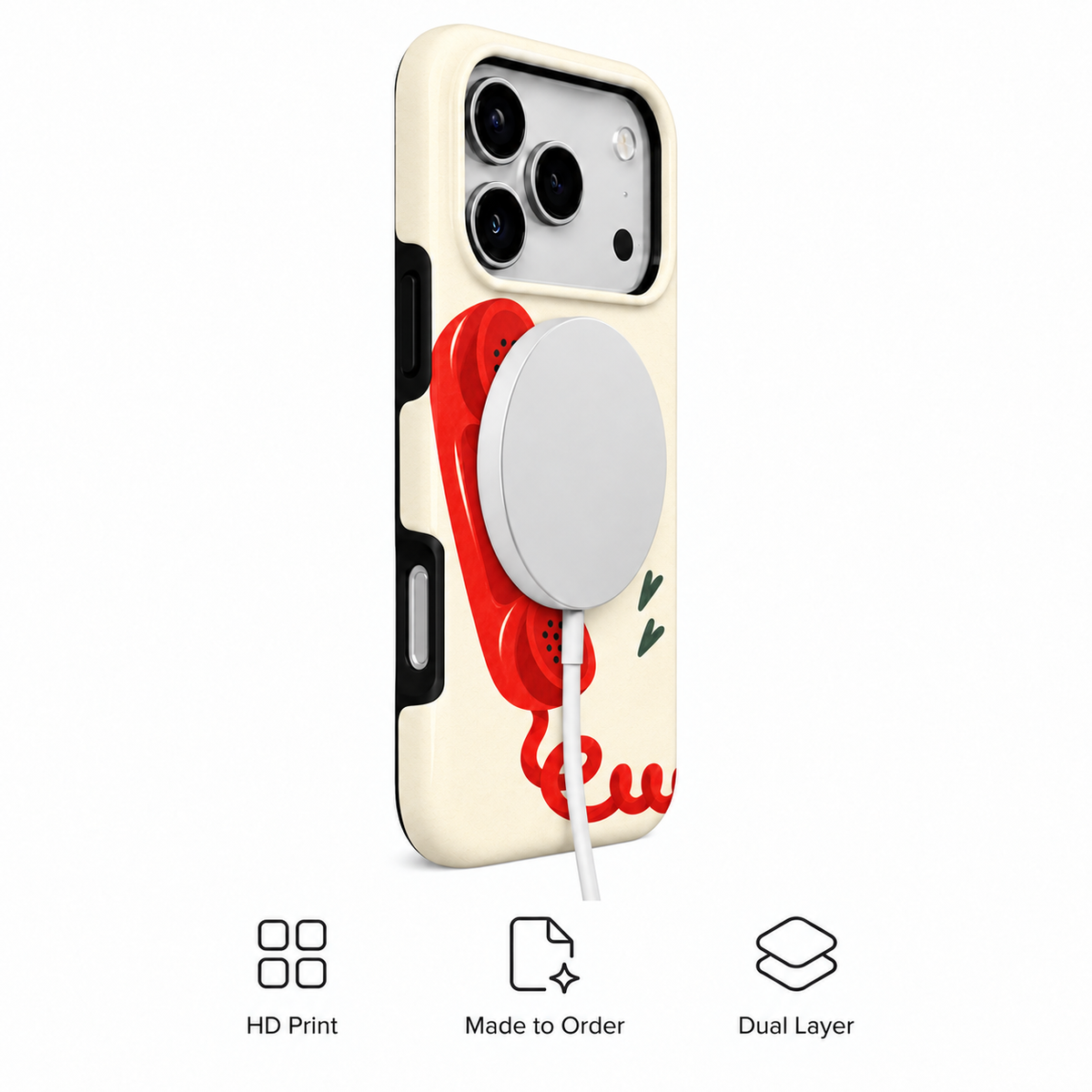 Crimson Receiver A Phone Case — view 3