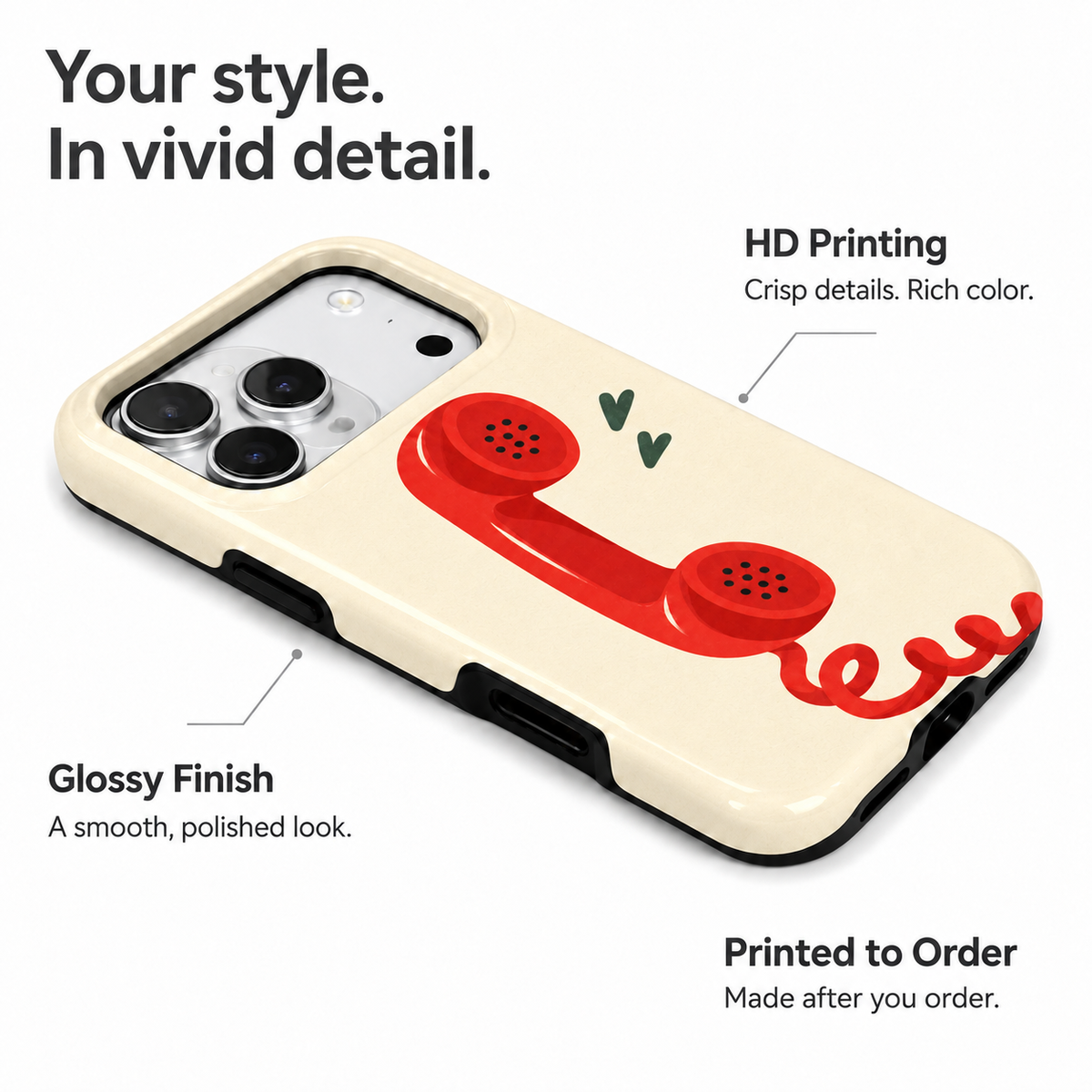 Crimson Receiver A Phone Case — view 7