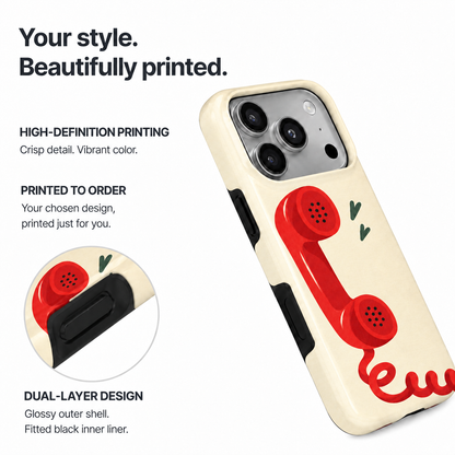Crimson Receiver A Phone Case — view 8