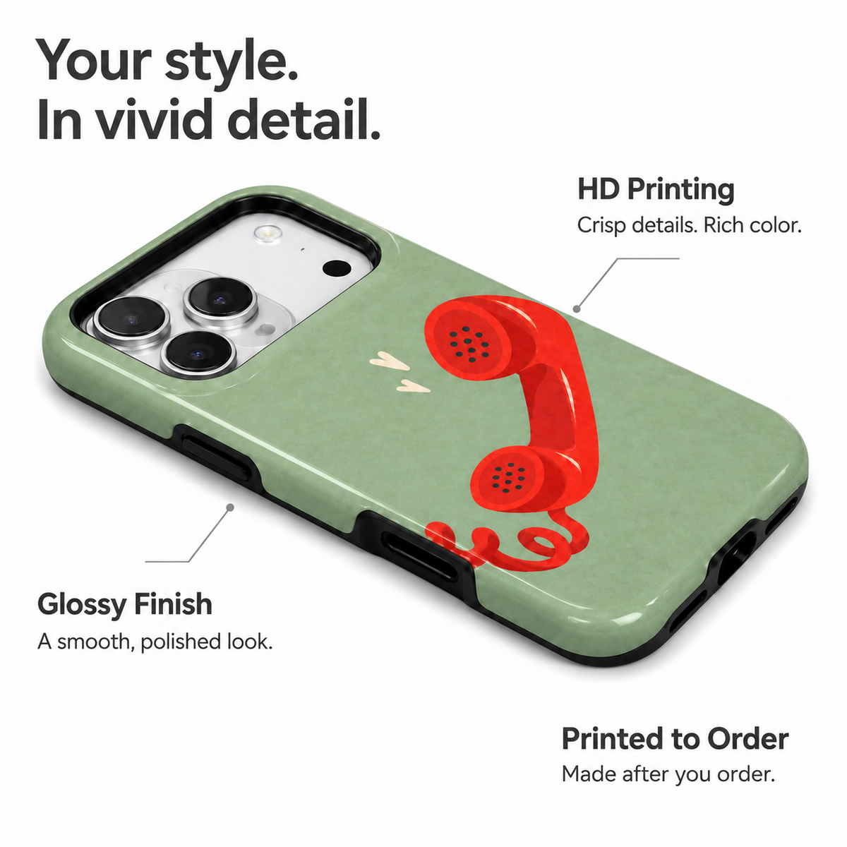 Crimson Receiver B Phone Case — view 7