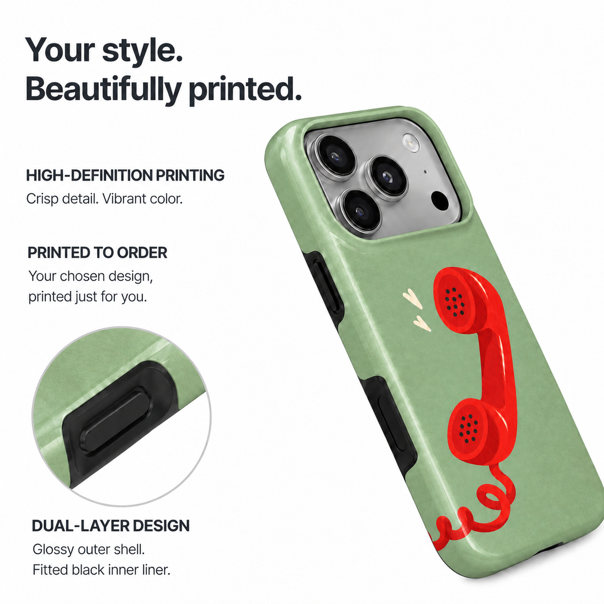 Crimson Receiver B Phone Case — view 8