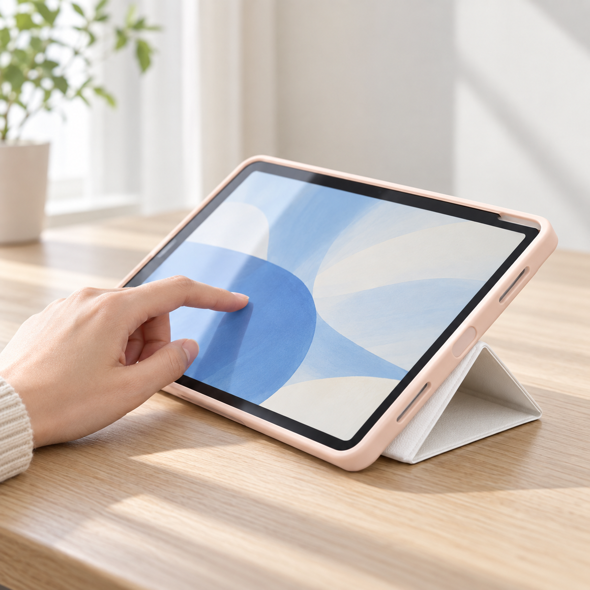 Crystal Fold | Acrylic Tri-Fold Tablet Case — view 4