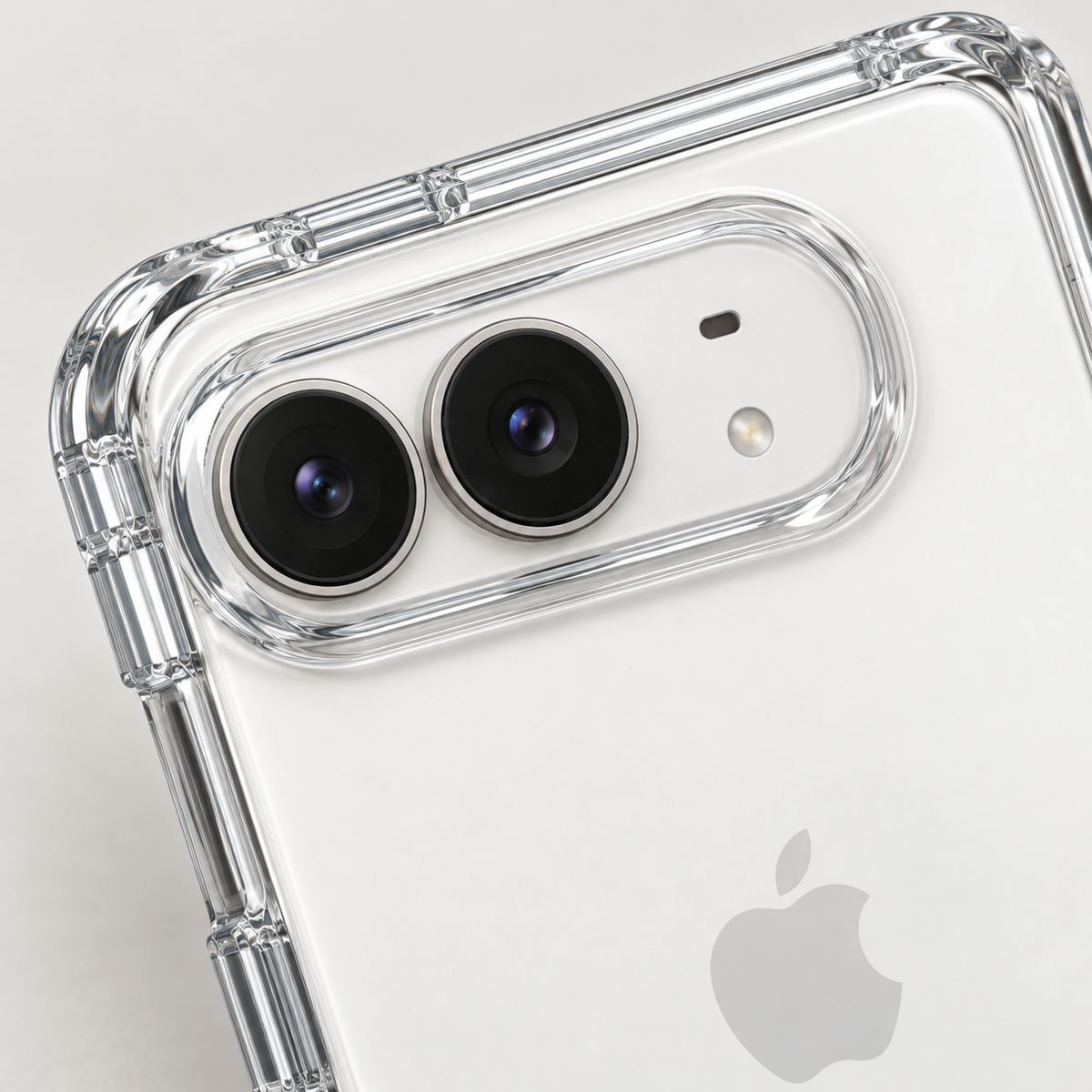 Crystal Fold | Custom Clear iPhone DUO Case — view 2