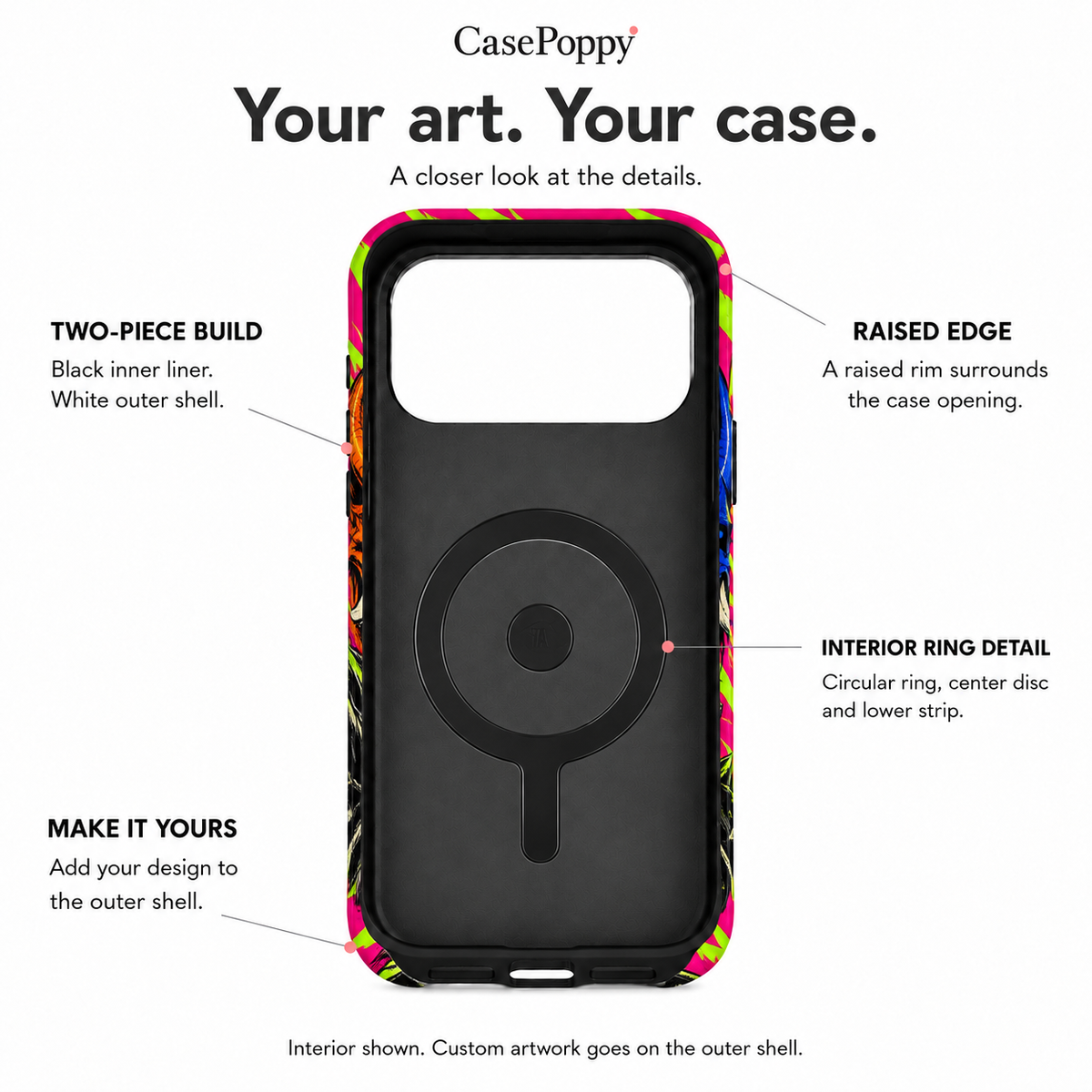 Double Horn Demon Phone Case — view 3