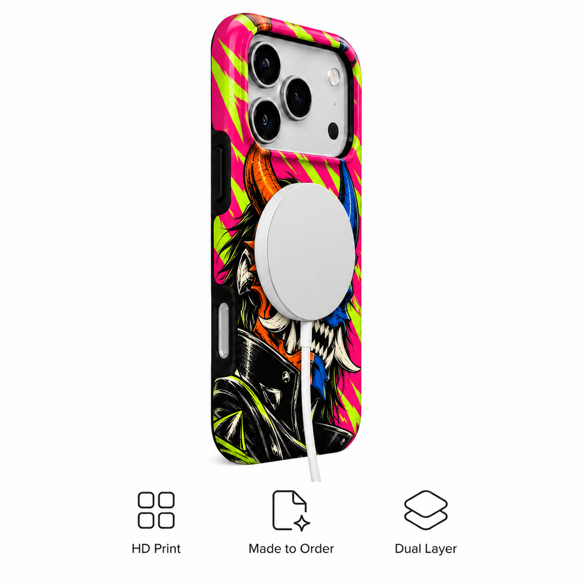 Double Horn Demon Phone Case — view 5
