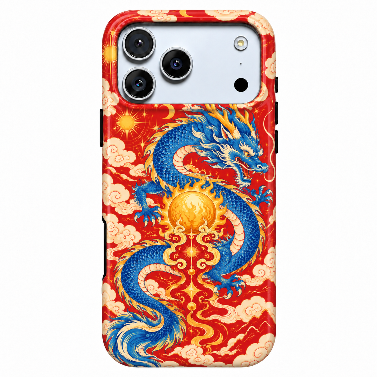 Dragonfire Pearl | Red Mythic Dragon Phone Case — view 1
