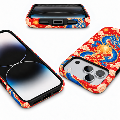 Dragonfire Pearl | Red Mythic Dragon Phone Case — view 9
