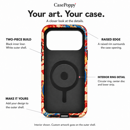 Dragonfire Pearl | Red Mythic Dragon Phone Case — view 10