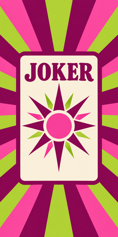 Electric Joker | Pink & Green Mahjong Phone Case — view 16