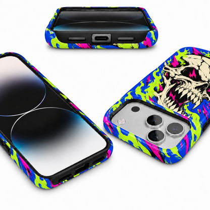 Electric Revenant | Neon Skull Phone Case — view 9