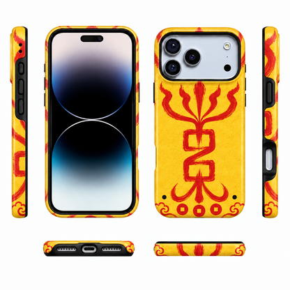 Ember Crest | Yellow Talisman Phone Case — view 5
