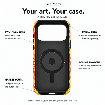 Ember Crest | Yellow Talisman Phone Case — view 9