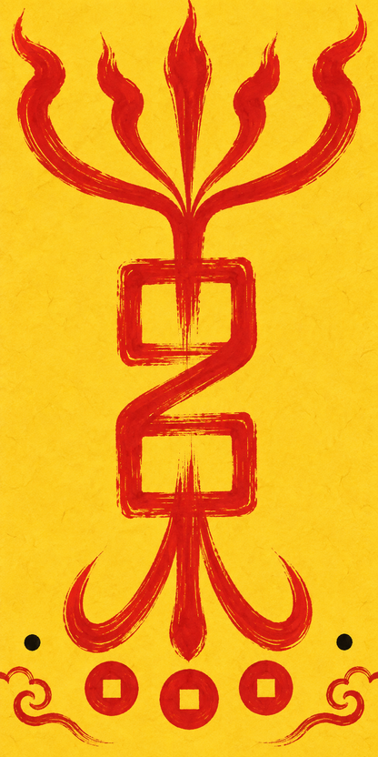 Ember Crest | Yellow Talisman Phone Case — view 15