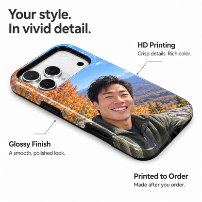 Mountain Trail Portrait A Phone Case