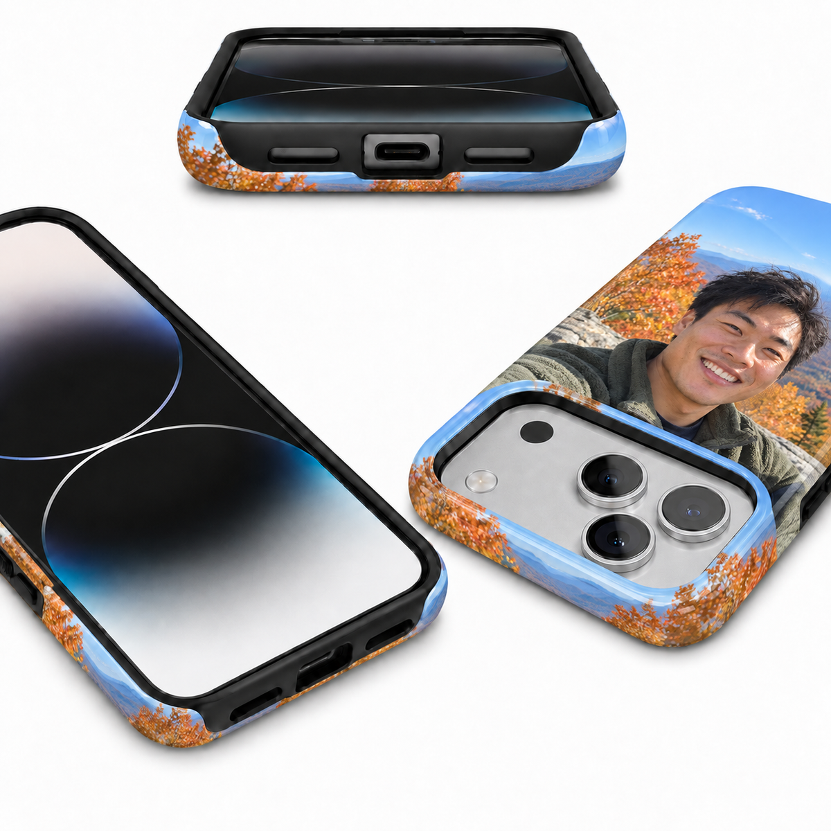 Mountain Trail Portrait A Phone Case