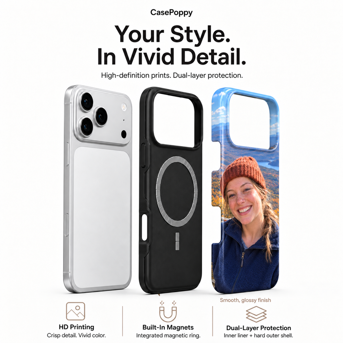 Garden Glow Portrait B Phone Case