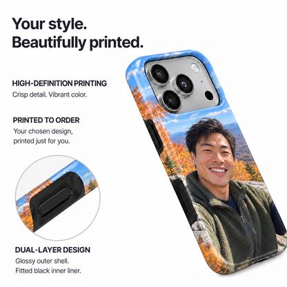 Mountain Trail Portrait A Phone Case