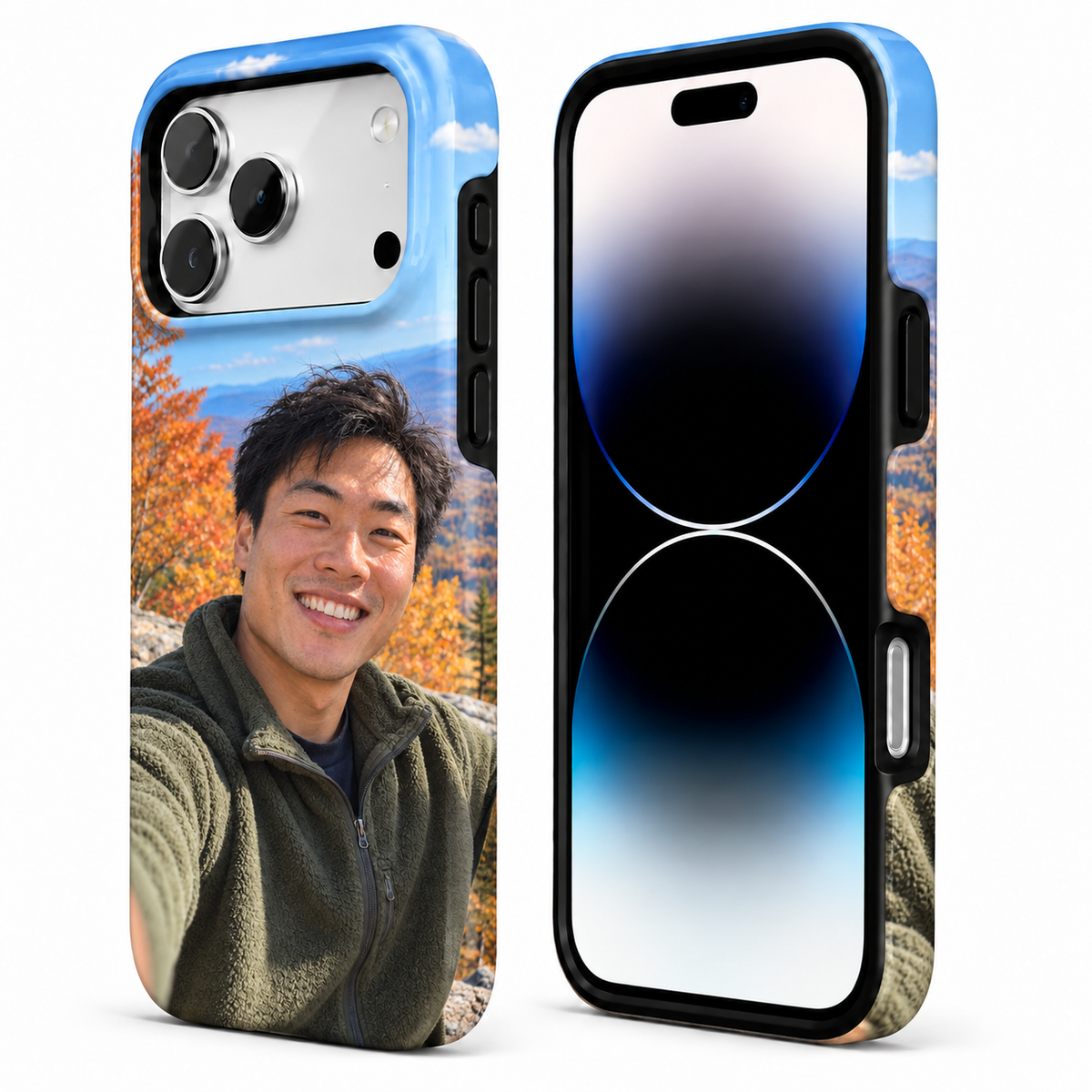 Mountain Trail Portrait A Phone Case