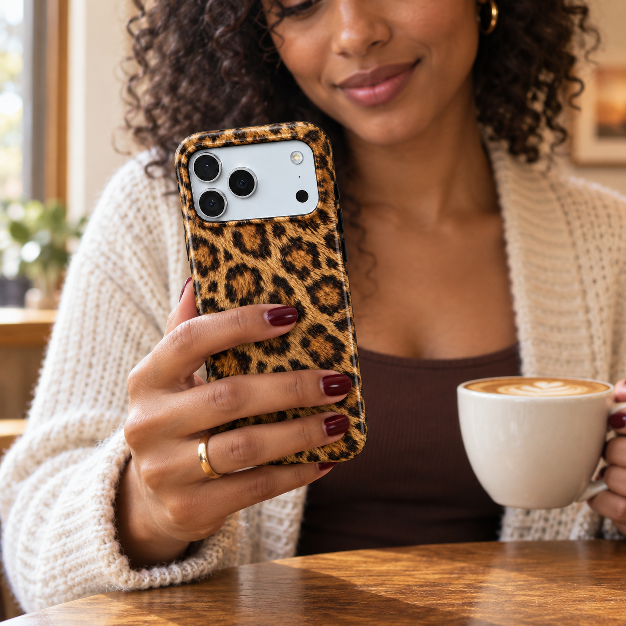 Golden Roam | Classic Leopard Phone Case