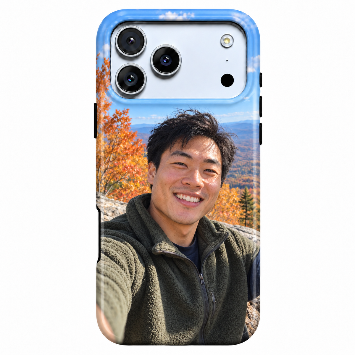 Mountain Trail Portrait A Phone Case